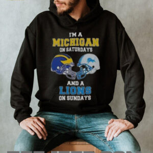 Awesome I’m A Michigan On Saturdays And A Lions On...