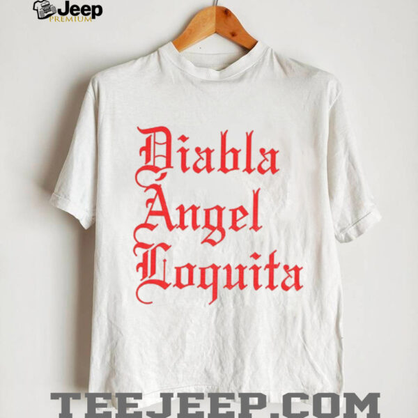 Bad Bunny Diabla Angel Loquita Valentines Day shirt