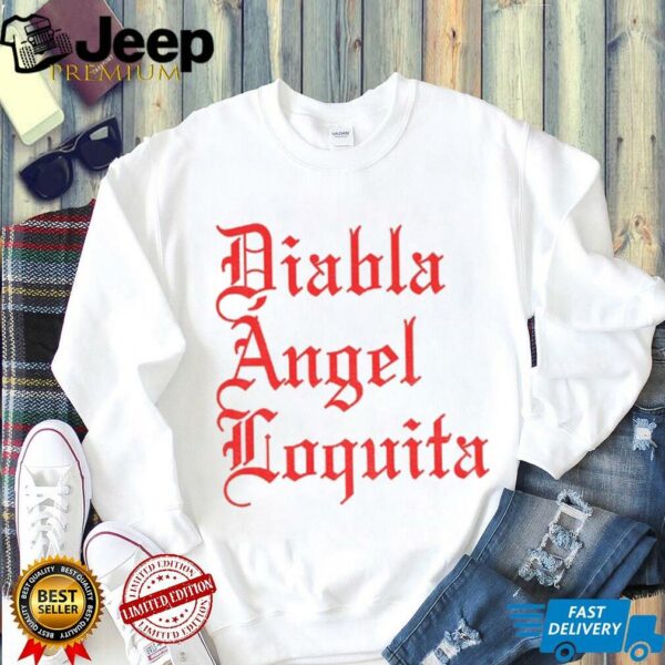 Bad Bunny Diabla Angel Loquita Valentines Day shirt