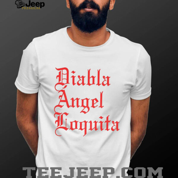 Bad Bunny Diabla Angel Loquita Valentines Day shirt