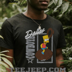 Bart x Dallas Cowboys Football NFL 2025 cartoon shirt