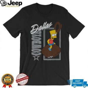 Bart x Dallas Cowboys Football NFL 2025 cartoon shirt
