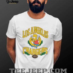 Bart x Los Angeles Chargers Football NFL 2025 cartoon shirt