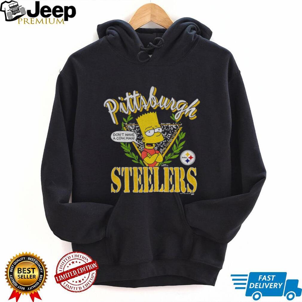 Bart x Pittsburgh Steelers Football NFL 2025 don’t have a cow man shirt Bart x Pittsburgh Steelers Football NFL 2025 don’t have a cow man shirt