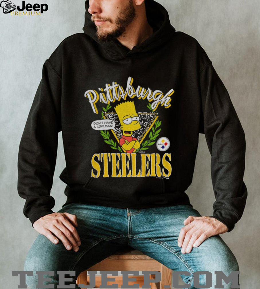 Bart x Pittsburgh Steelers Football NFL 2025 don’t have a cow man shirt Bart x Pittsburgh Steelers Football NFL 2025 don’t have a cow man shirt