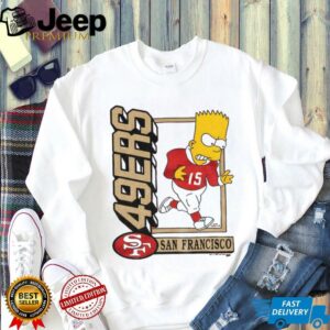 Bart x San Francisco 49ers Football NFL 2025 cartoon shirt