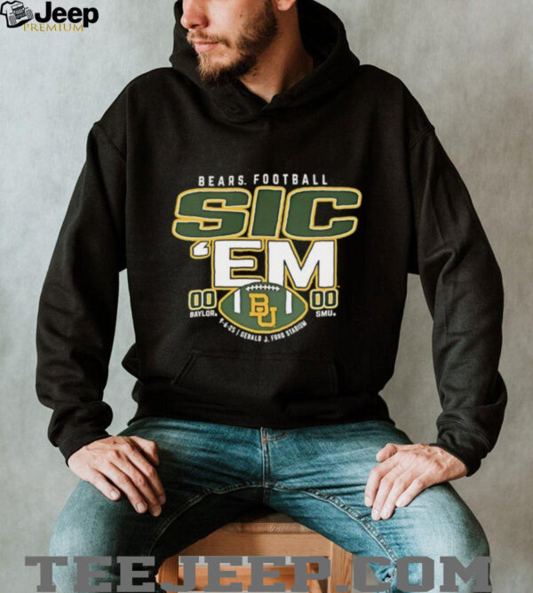 Baylor Bears beat SMU Mustangs Sic ‘Em 2025 Big 12 Football shirt