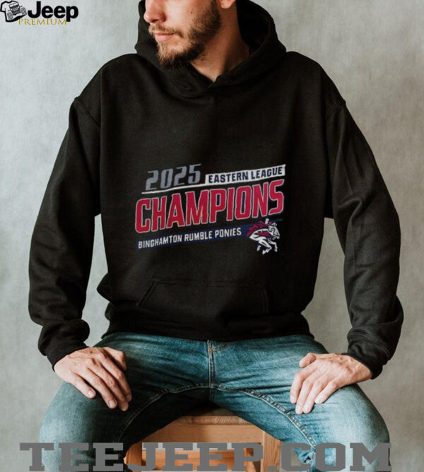 Binghamton Rumble Ponies Eastern League Champions 2025 logo shirt