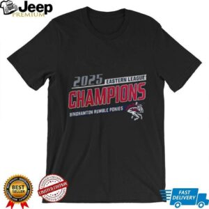 Binghamton Rumble Ponies Eastern League Champions 2025 logo shirt