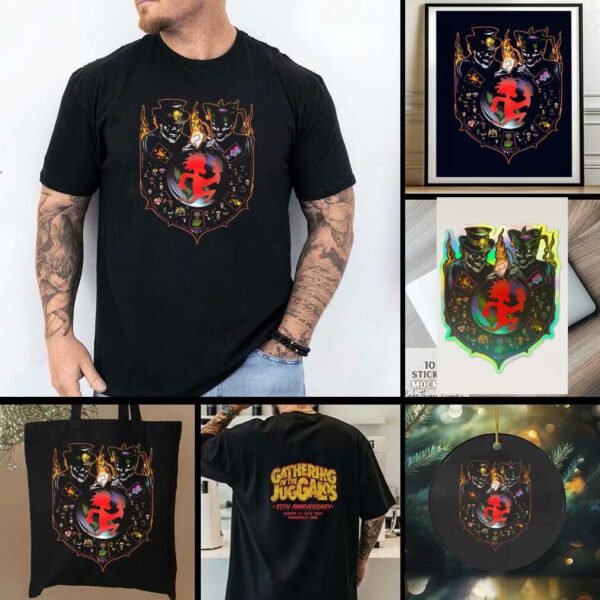 Black Gathering of the Juggalos 25th Anniversary Shirt