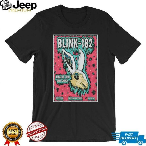 Blink 182 Fall Tour 2025 Darien Center NY Poster Long Sleeve