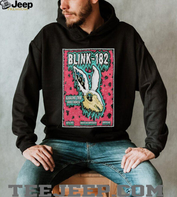 Blink 182 Fall Tour 2025 Darien Center NY Poster Long Sleeve