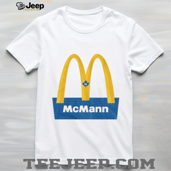 Bobby McMann Toronto Maple Leafs Hockey x McDonald’s McMann shirt
