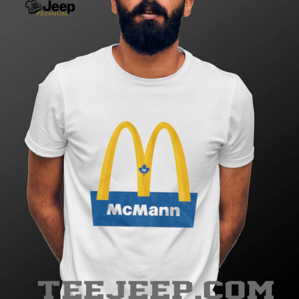 Bobby McMann Toronto Maple Leafs Hockey x McDonald’s McMann shirt