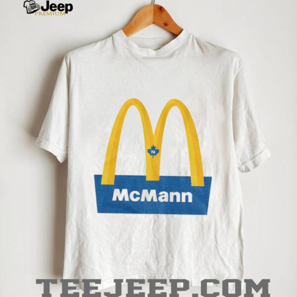 Bobby McMann Toronto Maple Leafs Hockey x McDonald’s McMann shirt