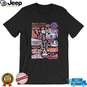Boise State Broncos vintage logo art shirt