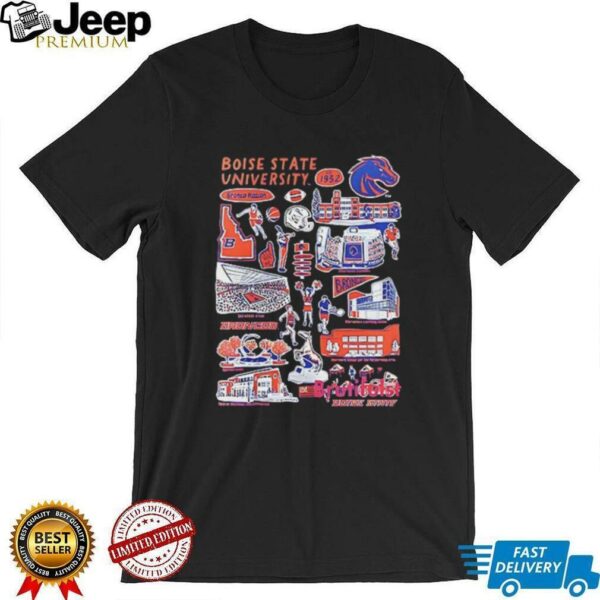 Boise State Broncos vintage logo art shirt