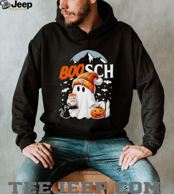 Boo SCH Ghost Halloween Beer Funny Drinking Spooky shirt