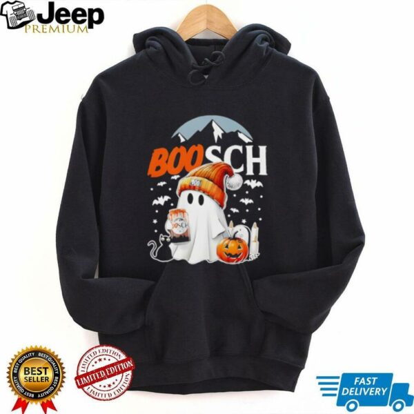 Boo SCH Ghost Halloween Beer Funny Drinking Spooky shirt
