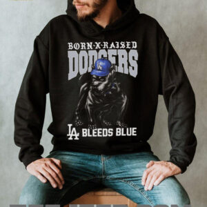 Born X Raised Dodgers LA Bleeds Blue T Shirt