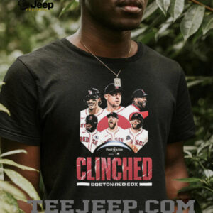 Boston Red Sox 2025 MLB Postseason Clinched 2 sided shirt