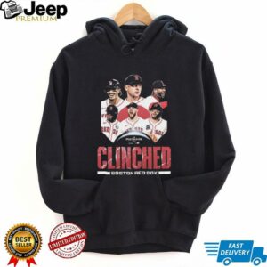 Boston Red Sox 2025 MLB Postseason Clinched 2 sided shirt
