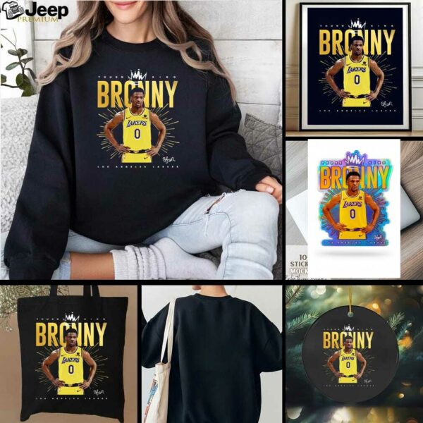 Bronny James Los Angeles Lakers T Shirt