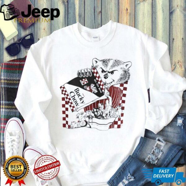 Bucky Chow Mine got torn up playing sandlot football in HS retro shirt