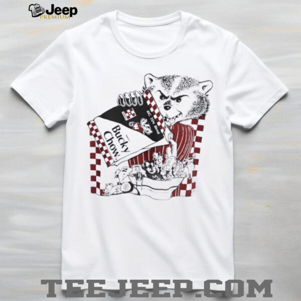 Bucky Chow Mine got torn up playing sandlot football in HS retro shirt