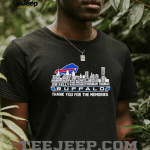 Buffalo Bills names team thank you for the memories shirt