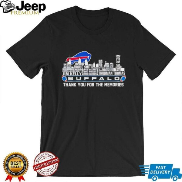 Buffalo Bills names team thank you for the memories shirt