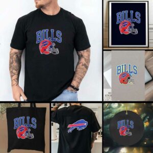 Buffalo Bills the red helmet shirt