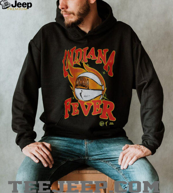 Caitlin Clark wearing Indiana Fever WNBA Basketball fire logo art vintage shirt