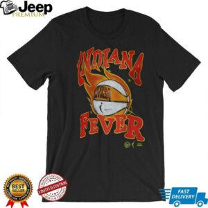 Caitlin Clark wearing Indiana Fever WNBA Basketball fire logo art vintage shirt