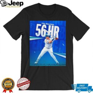 Cal Raleigh Seattle Mariners 56hr home run record shirt