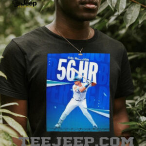 Cal Raleigh Seattle Mariners 56hr home run record shirt
