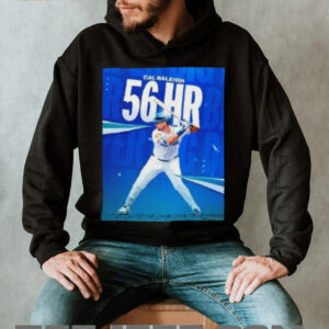 Cal Raleigh Seattle Mariners 56hr home run record shirt