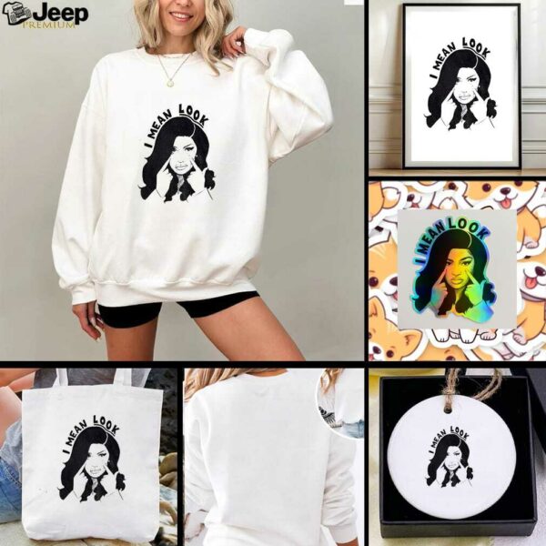 Cardi B I Mean Look viral meme funny t shirt