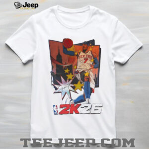 Carmelo Anthony New York Knicks basketball 2k26 NBA cartoon shirt