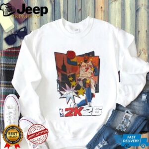 Carmelo Anthony New York Knicks basketball 2k26 NBA cartoon shirt
