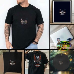 Carolina Panthers NFL Harley Davidson motorcycle graphic shirt