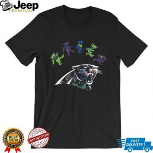 Carolina Panthers x Grateful Dead night 2025 bears logo shirt