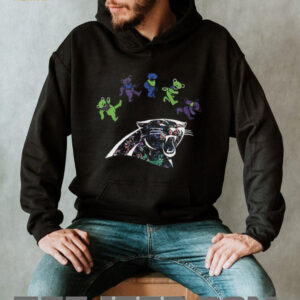 Carolina Panthers x Grateful Dead night 2025 bears logo shirt
