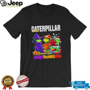 Caterpillar x Grinch Cosplay HalloThanksMas shirt