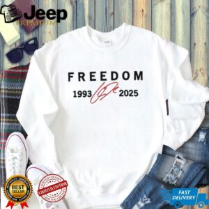 Charlie Kick Freedom Red Signature red 1993 2025 shirt
