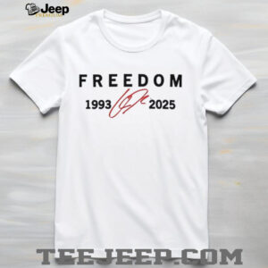 Charlie Kick Freedom Red Signature red 1993 2025 shirt