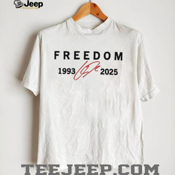 Charlie Kick Freedom Red Signature red 1993 2025 shirt