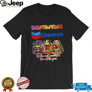 Chevron x Grinch it’s the most wonderful time of the year happy HalloThanksMas shirt