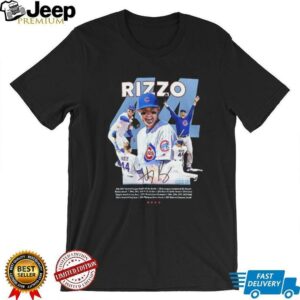 Chicago Cubs Anthony Rizzo 44ever thank you for the memories signature graphic shirt