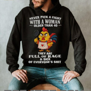 Chicken chef never pick a fight with a woman older...